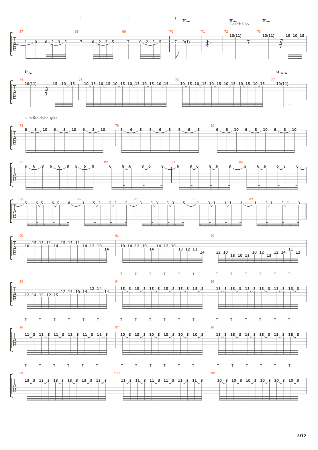 El Verano吉他谱