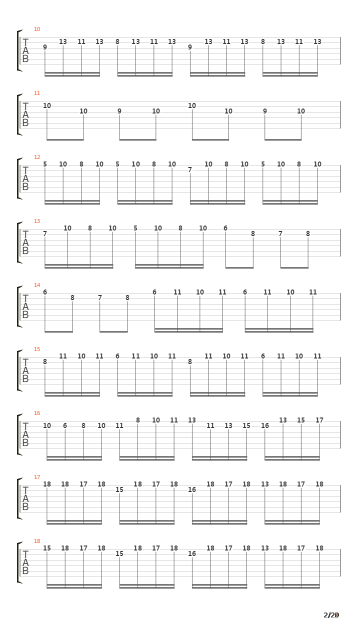 Selected Short Solos For Electric Guitar吉他谱