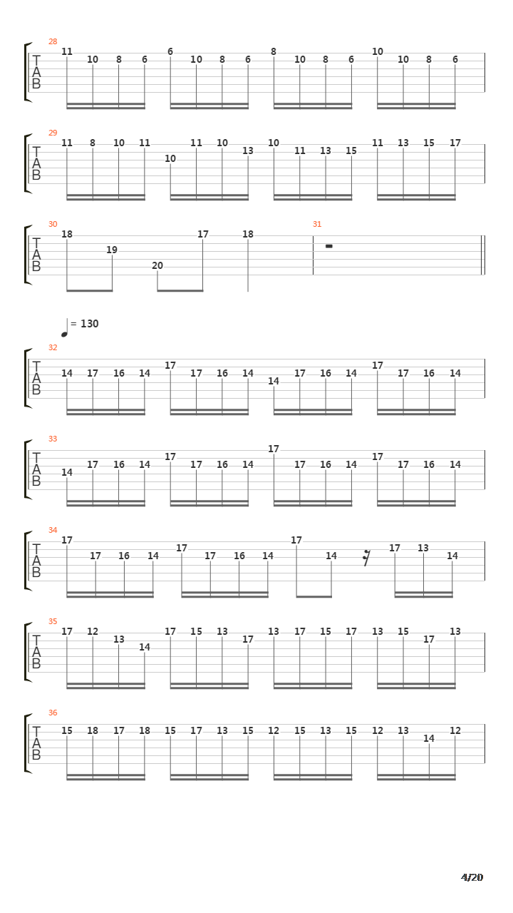 Selected Short Solos For Electric Guitar吉他谱
