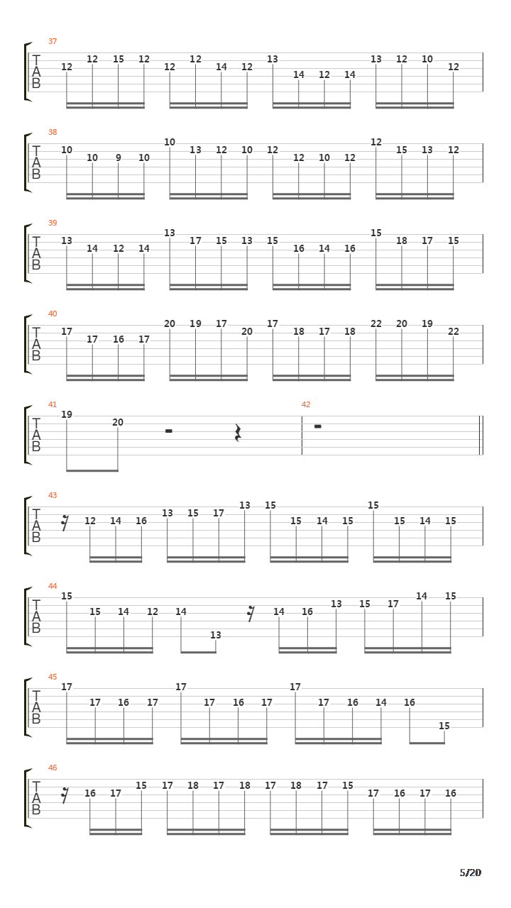 Selected Short Solos For Electric Guitar吉他谱
