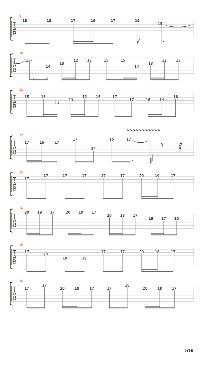 Vivaldi Concerto no_6 In A Minor For Guitar(Rv 356)- Mov 1吉他谱