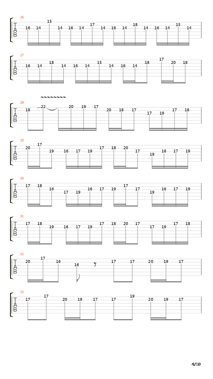 Vivaldi Concerto no_6 In A Minor For Guitar(Rv 356)- Mov 1吉他谱