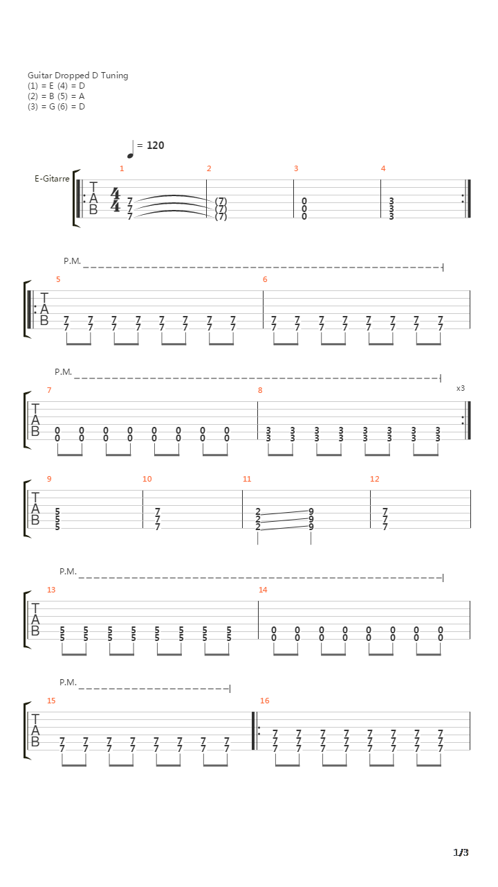 Helden吉他谱