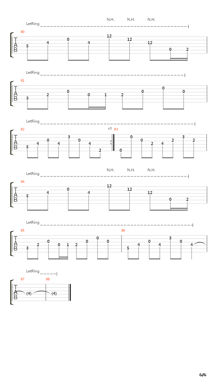 Apage Satanas吉他谱