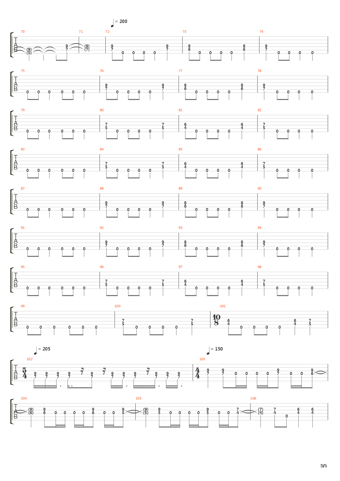 Silverwing吉他谱