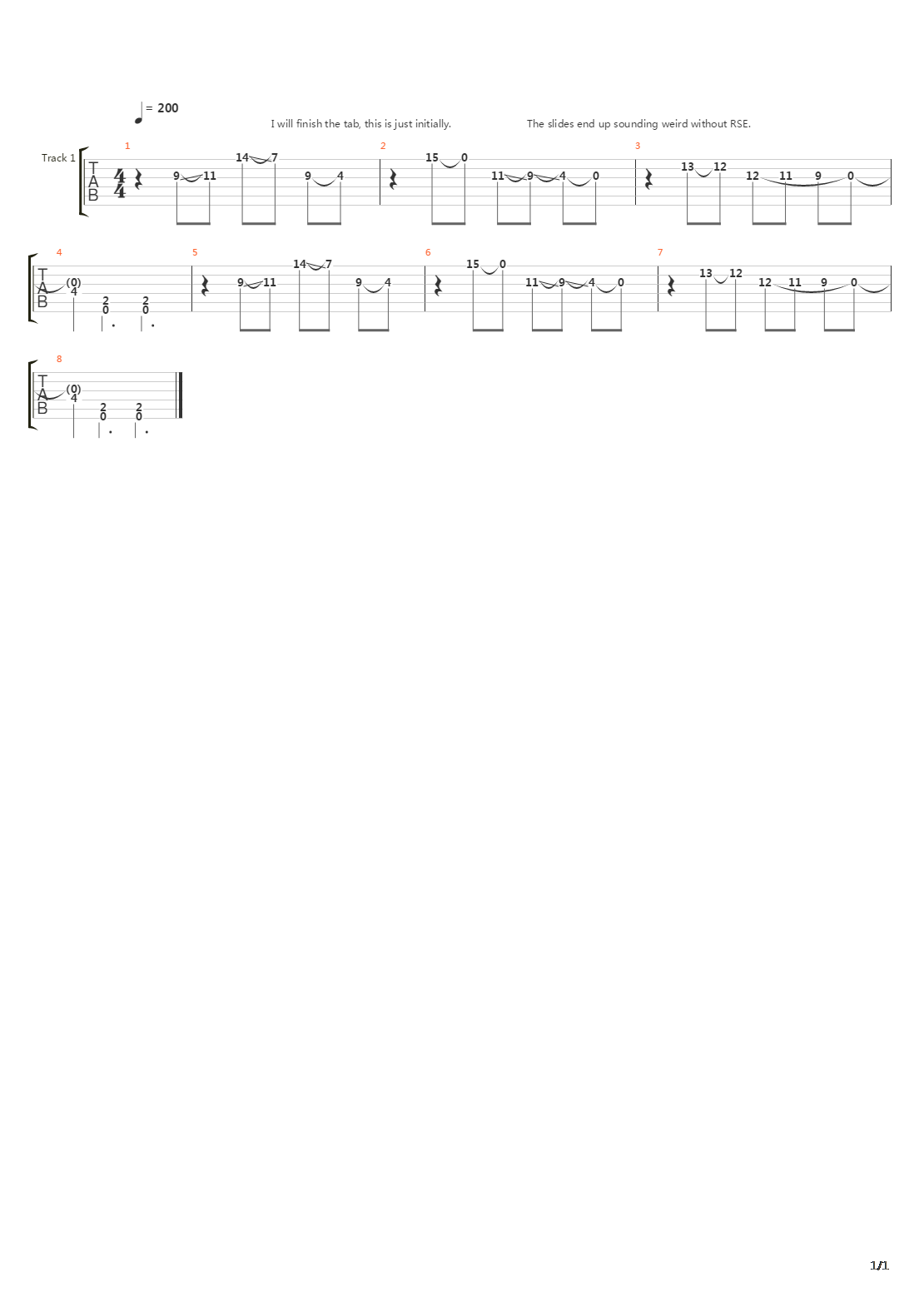 Daybreak Solo吉他谱