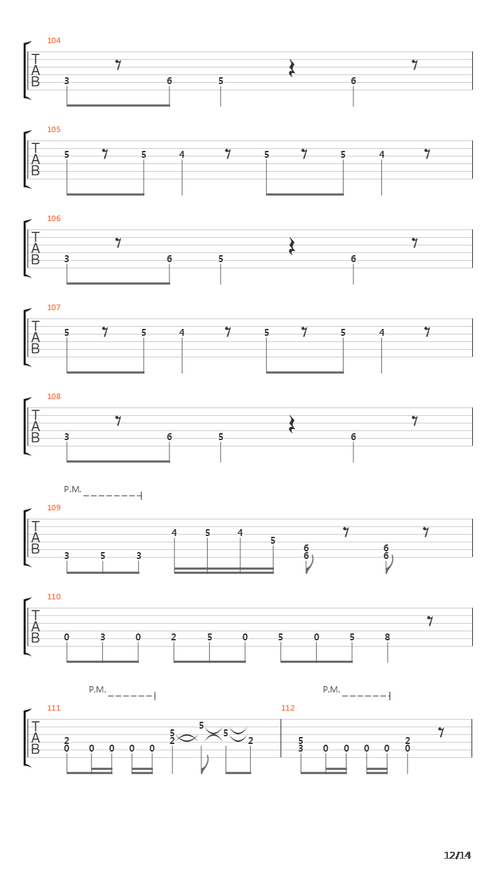 Handbook For The Recently Deceased吉他谱