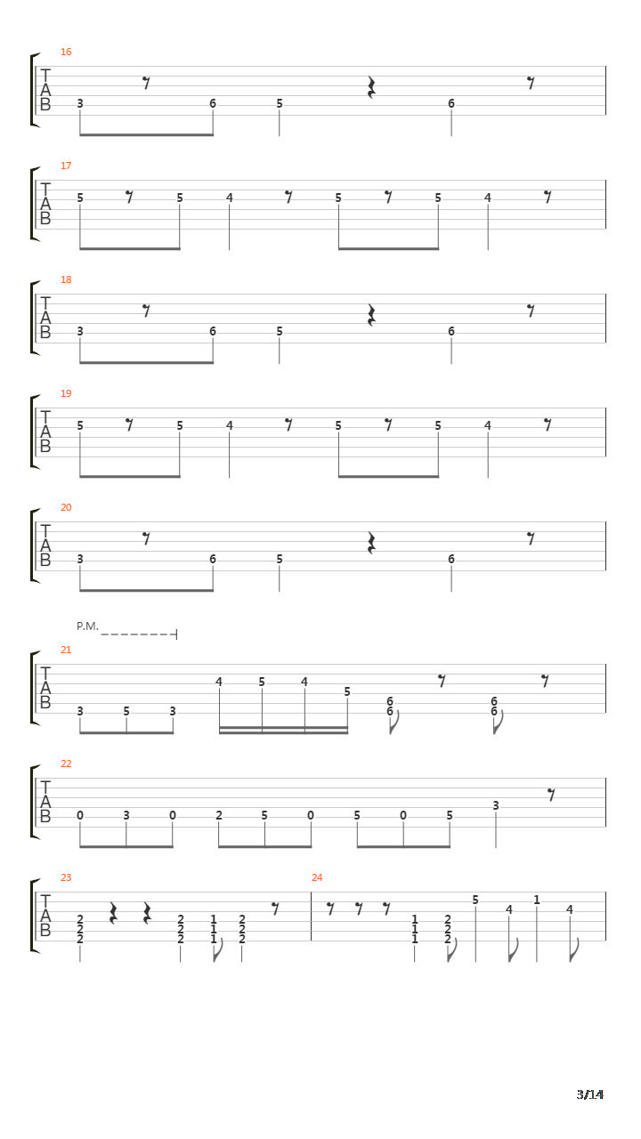 Handbook For The Recently Deceased吉他谱