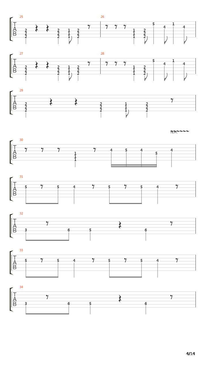 Handbook For The Recently Deceased吉他谱