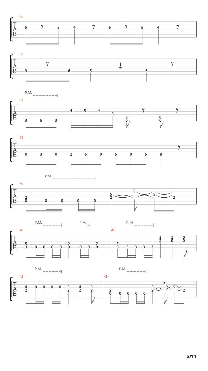 Handbook For The Recently Deceased吉他谱