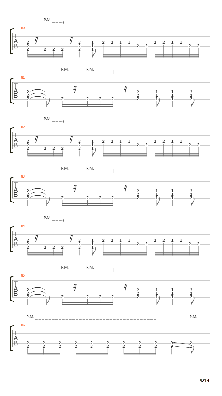 Handbook For The Recently Deceased吉他谱