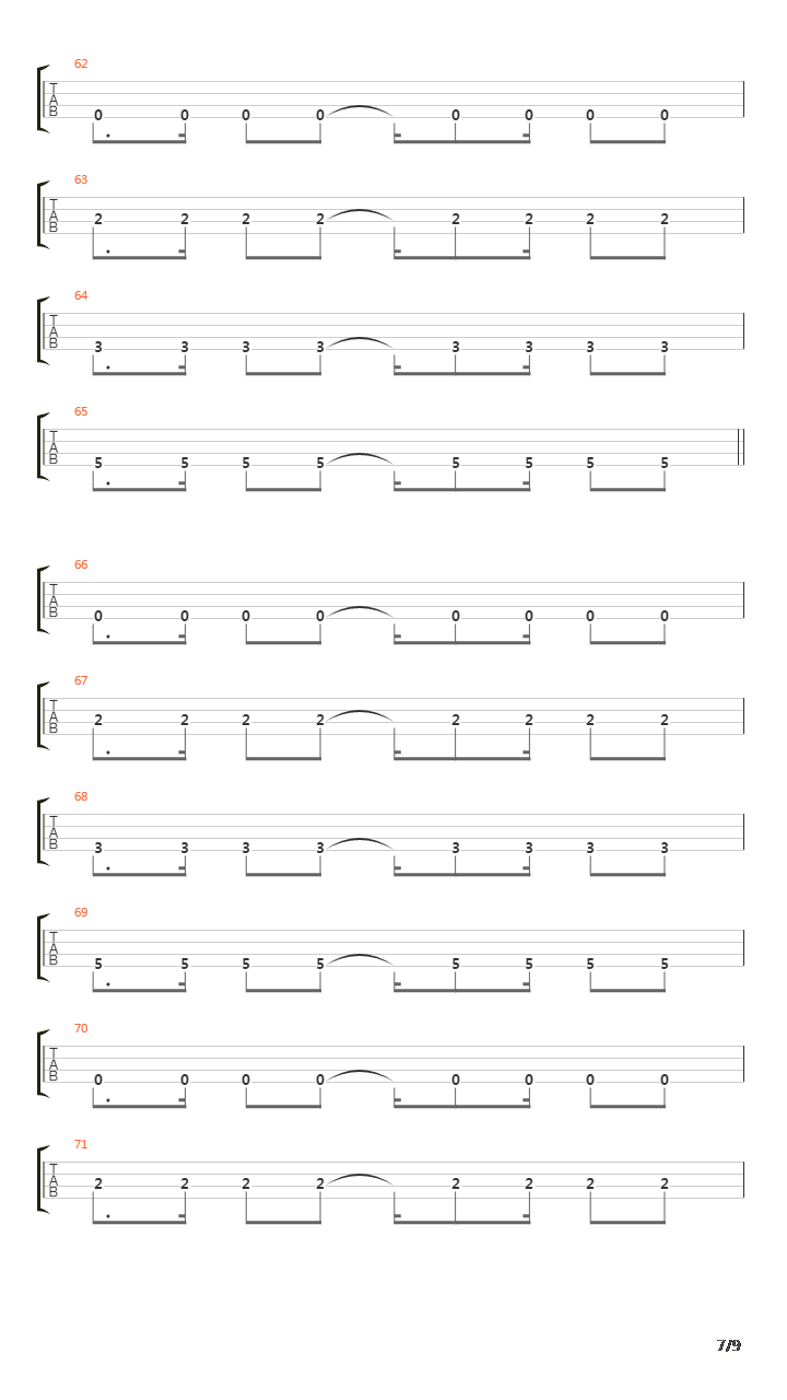 Parallels吉他谱