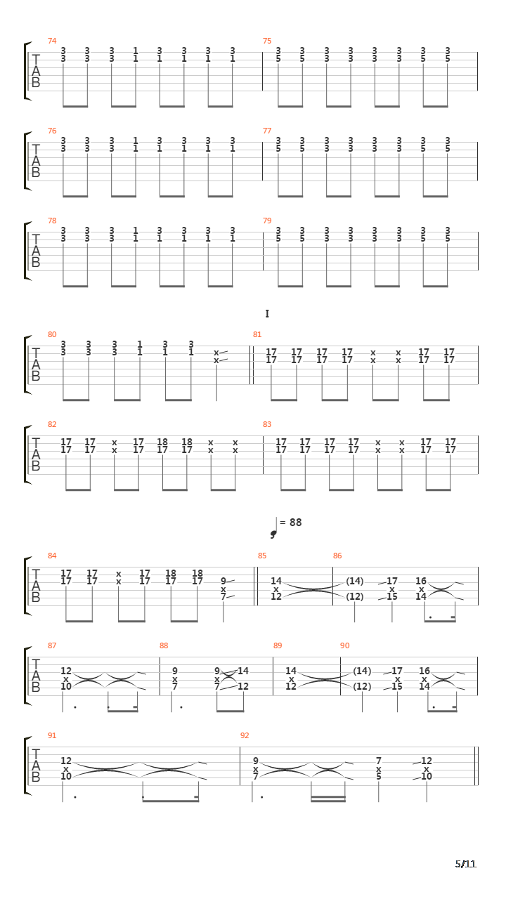 融雪(Yuusetsu)吉他谱