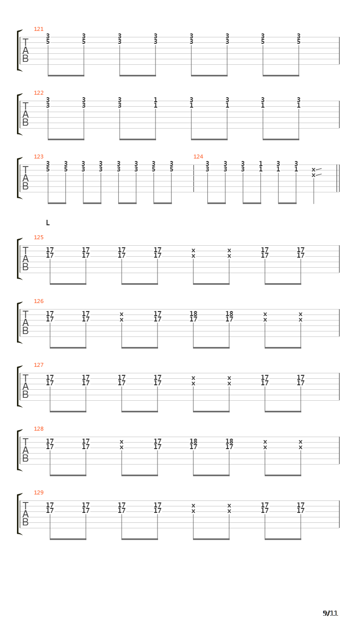 融雪(Yuusetsu)吉他谱