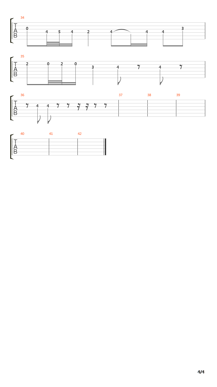 12 Dev Adam吉他谱