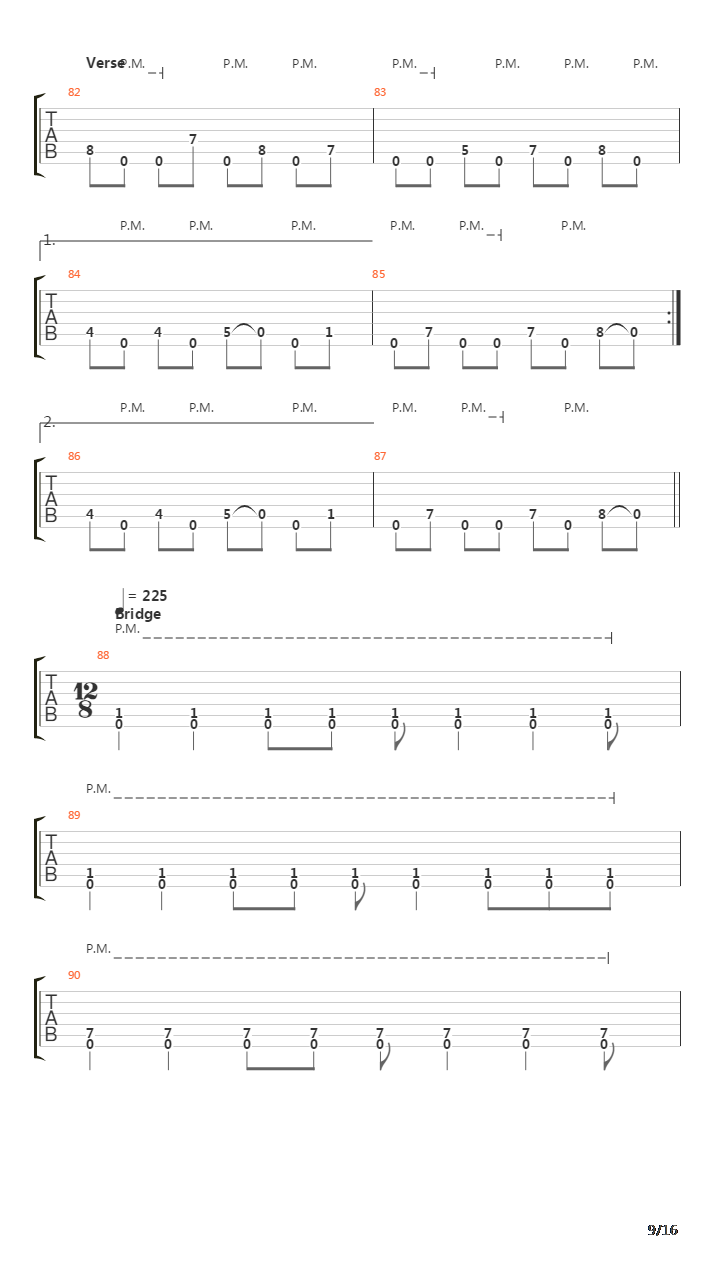 Back Burner吉他谱