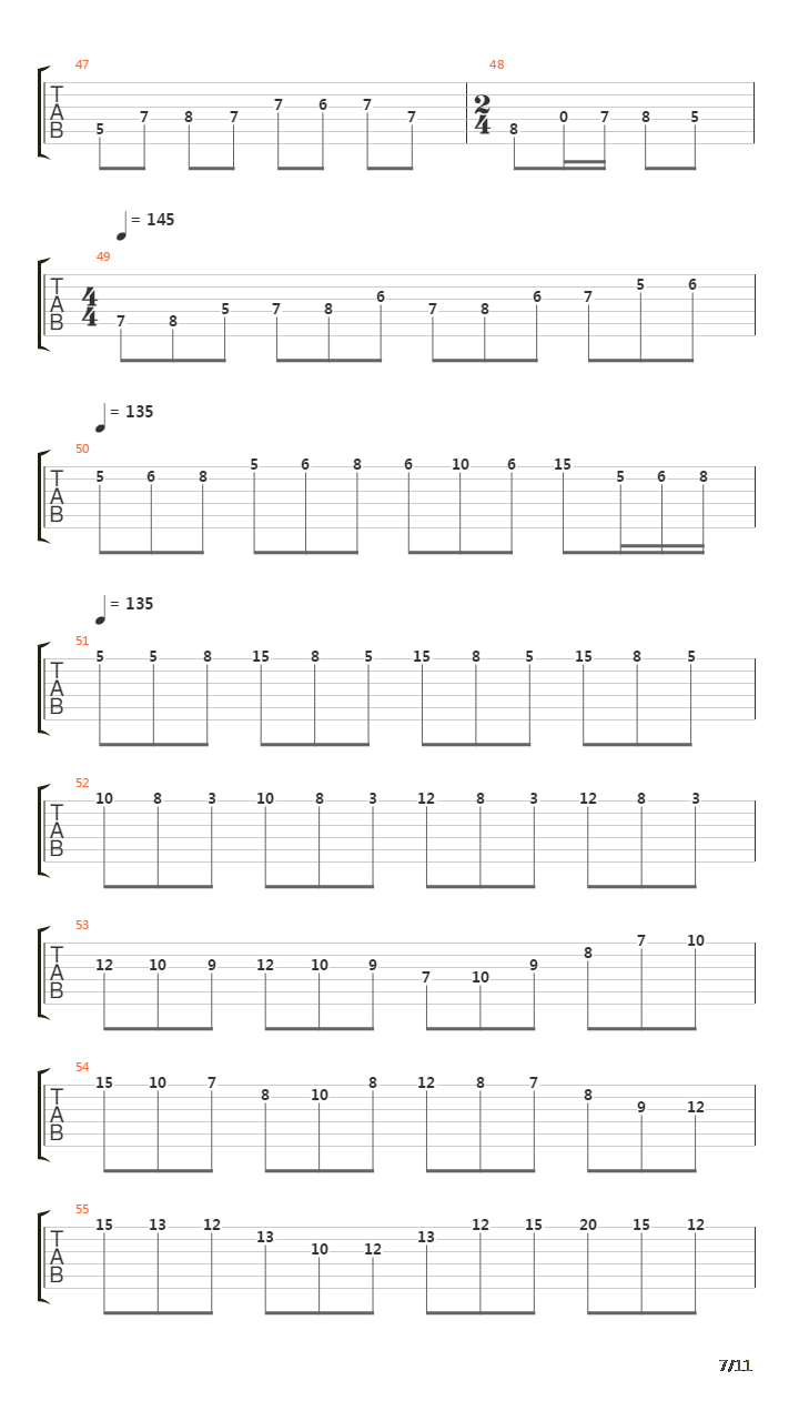 Ocean Of Apathy (Correct Version)吉他谱