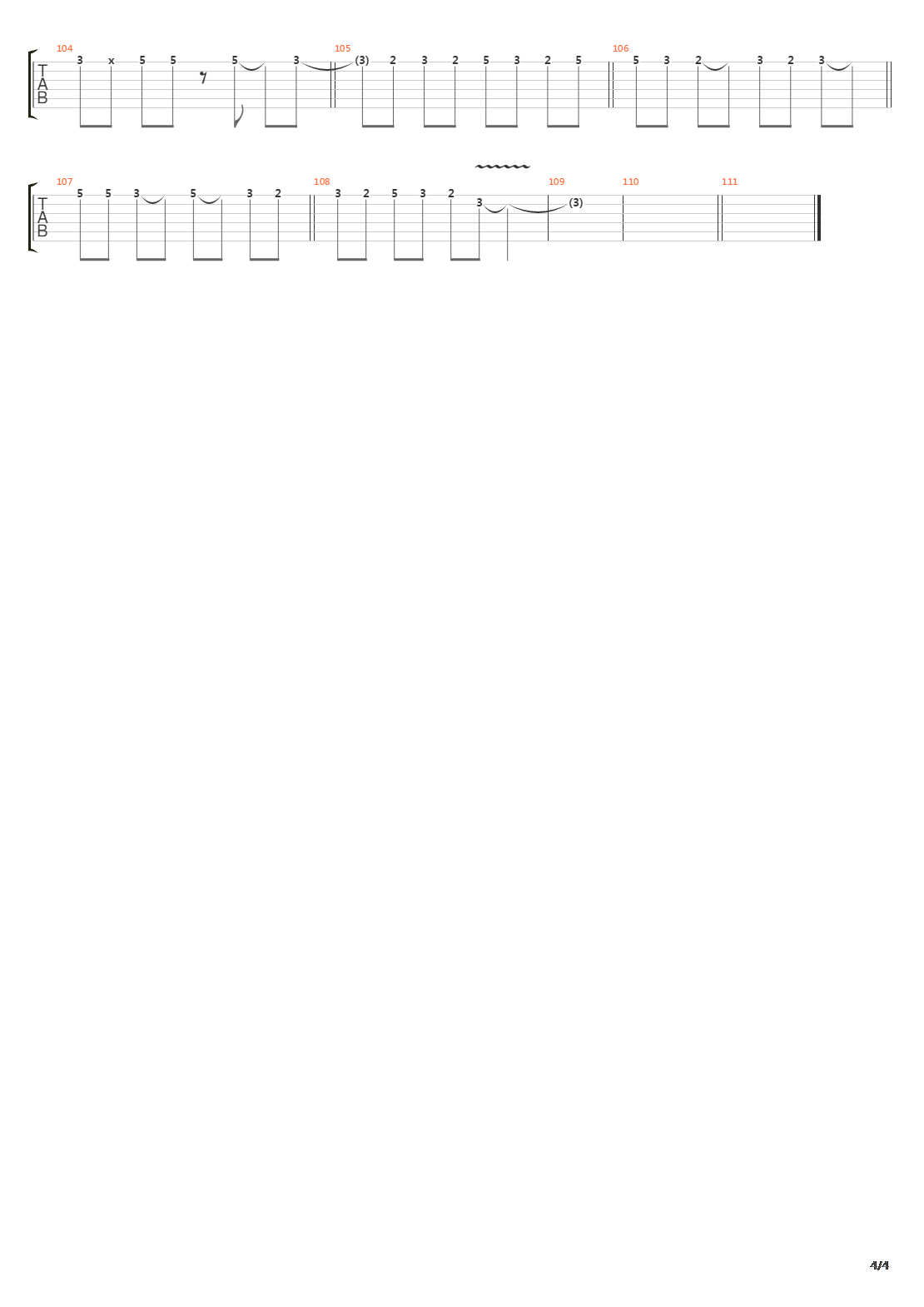 Satellite吉他谱