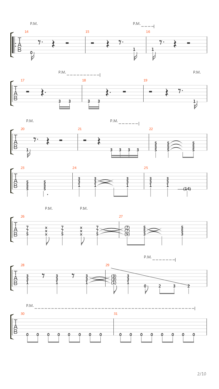 The Wicked Symphony吉他谱