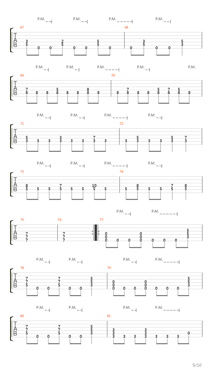 The Wicked Symphony吉他谱