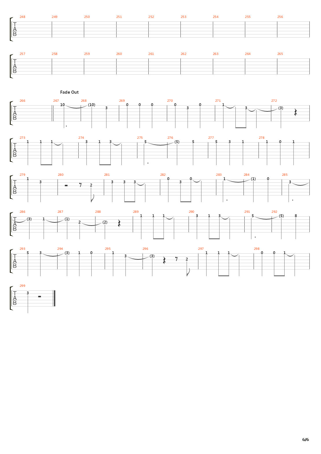 Chapter Four吉他谱