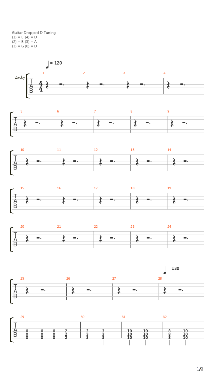 To End The Rapture (Extended Version)吉他谱