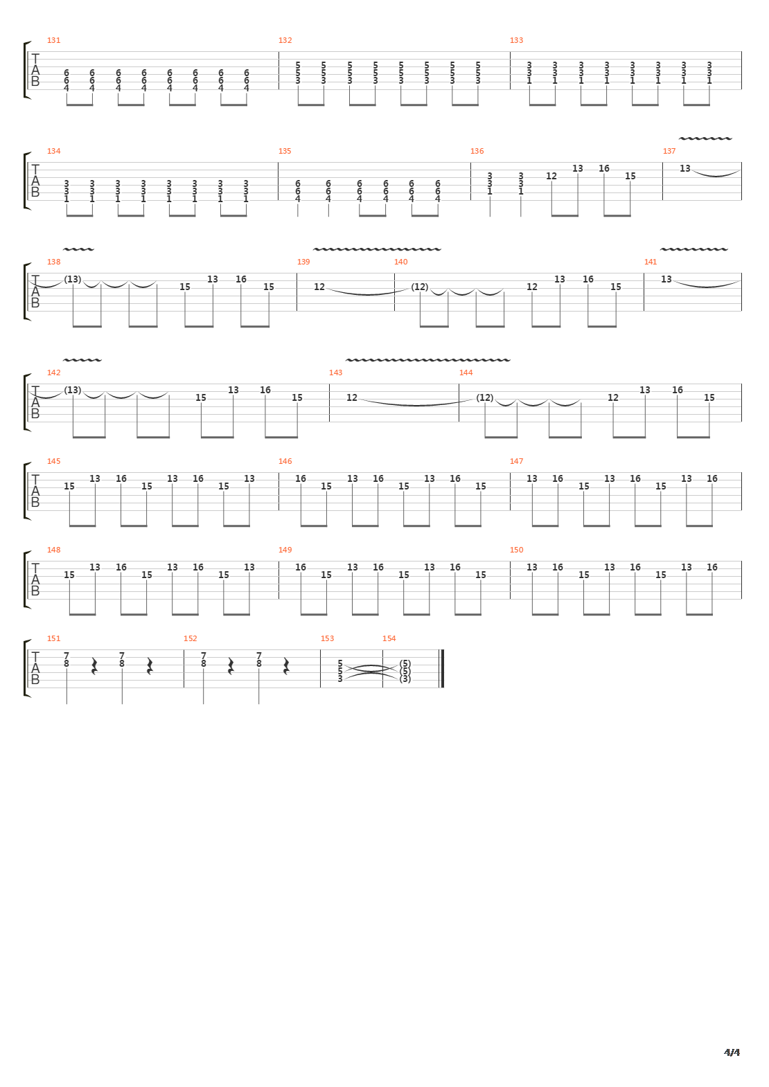 Nomadic吉他谱