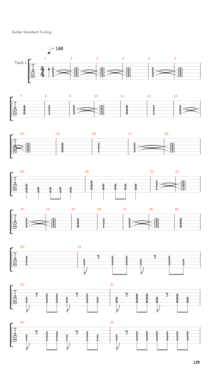 Nomadic吉他谱