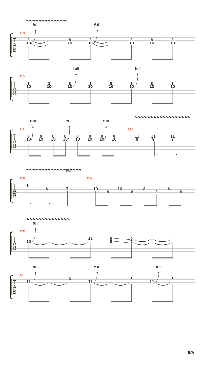 Nomadic吉他谱