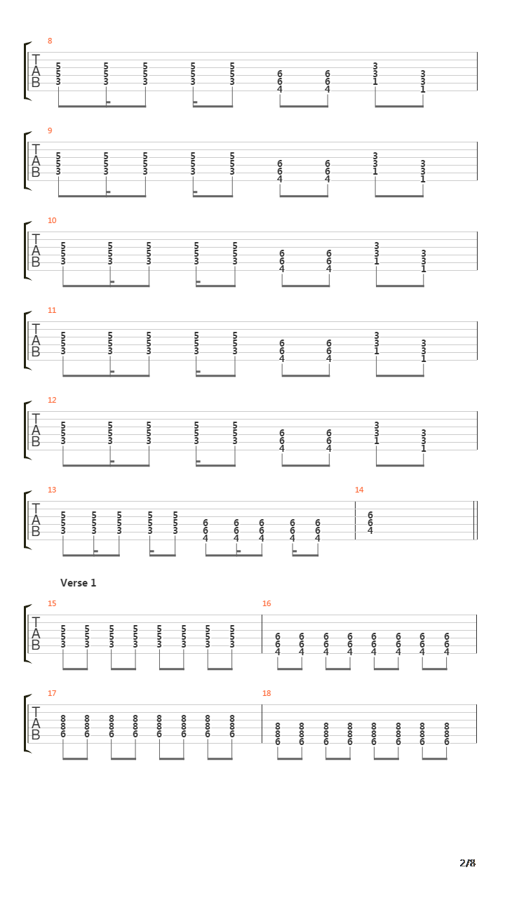 Leaders And Followers吉他谱