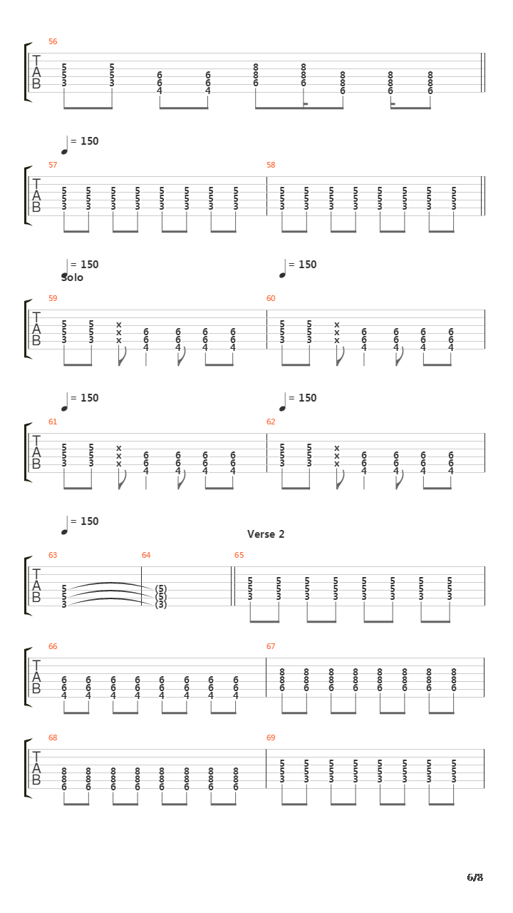 Leaders And Followers吉他谱