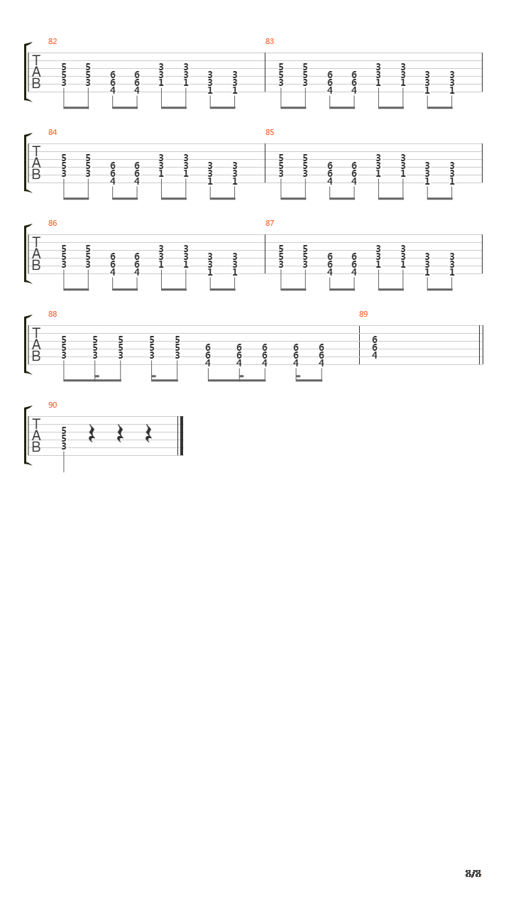 Leaders And Followers吉他谱