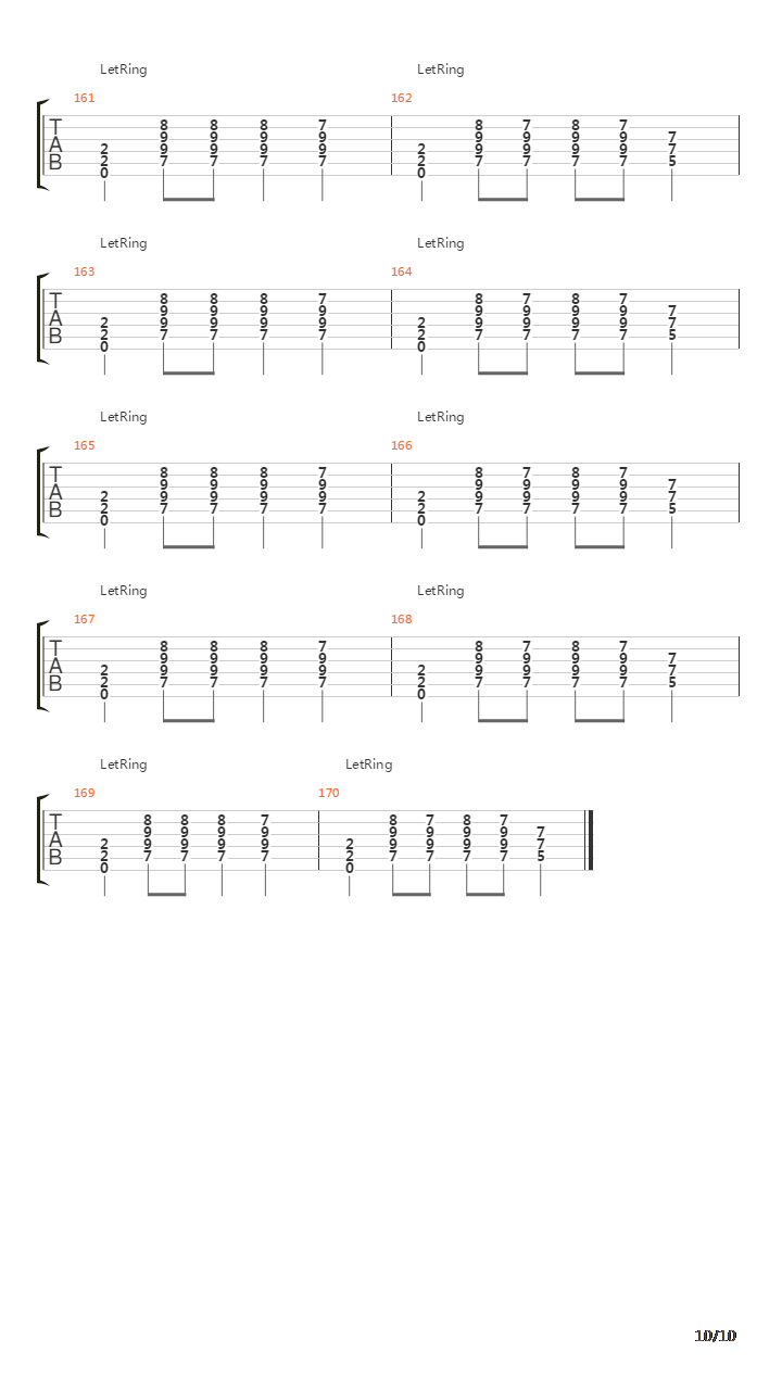 The Dichotomy吉他谱