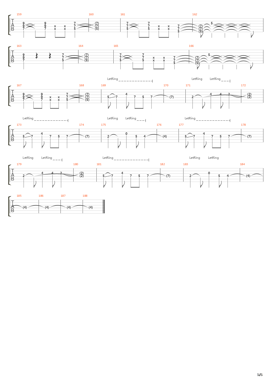 Kalpsiz吉他谱