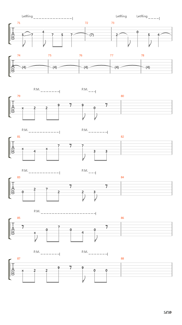 Kalpsiz吉他谱