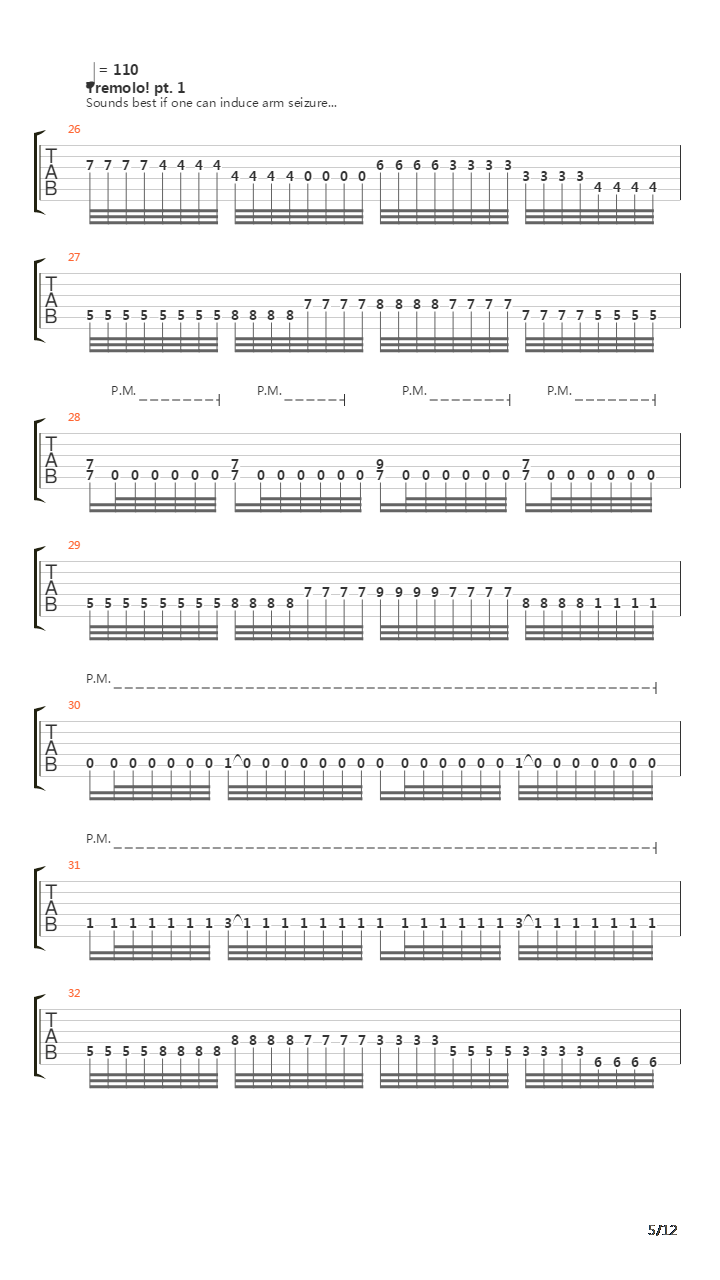 Shackled To The Trilithon Of Kutulu吉他谱