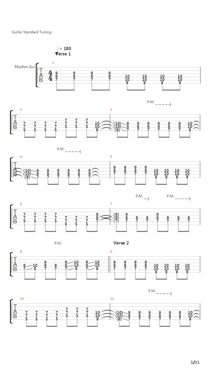 Swan Song吉他谱