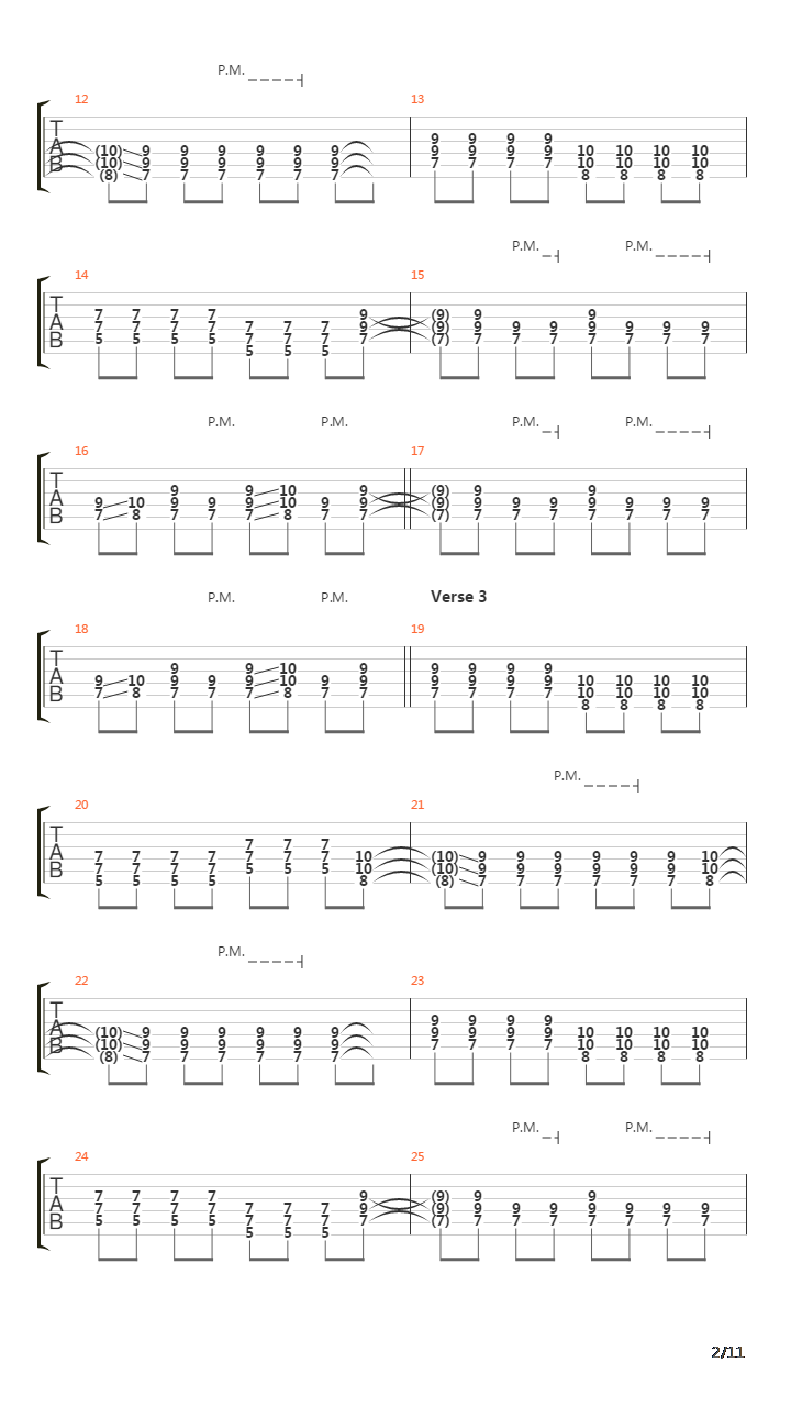 Swan Song吉他谱
