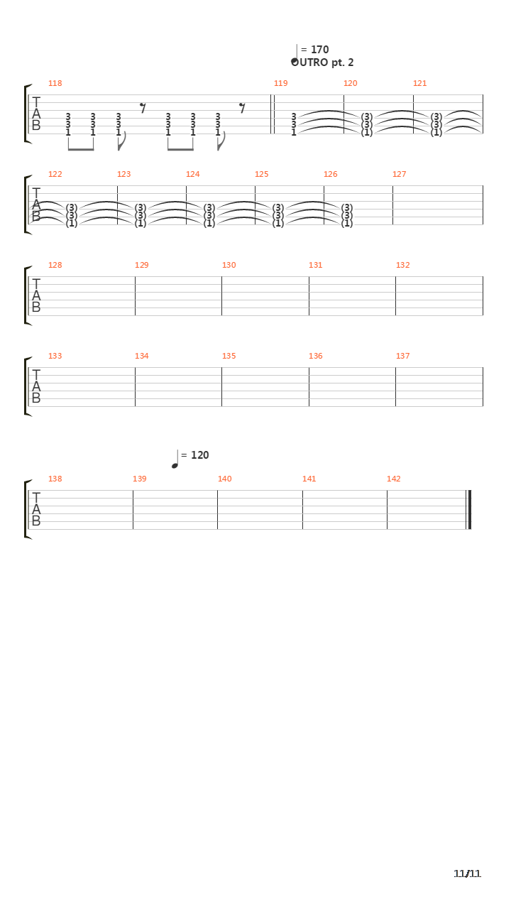 Swan Song吉他谱