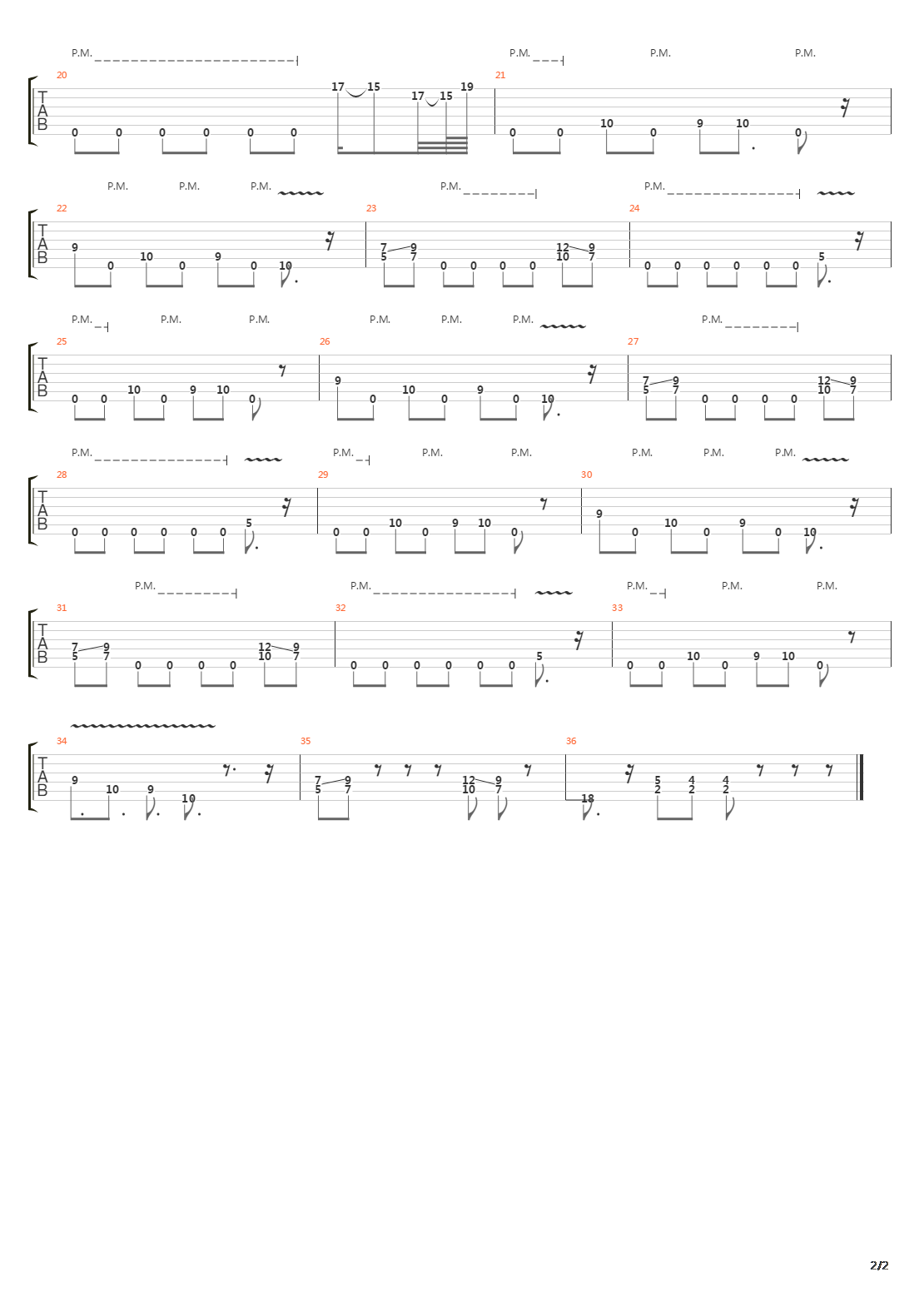 Night Lies吉他谱