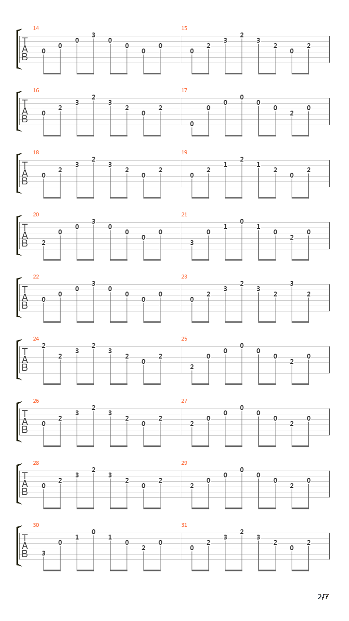 Hymn For The Children吉他谱