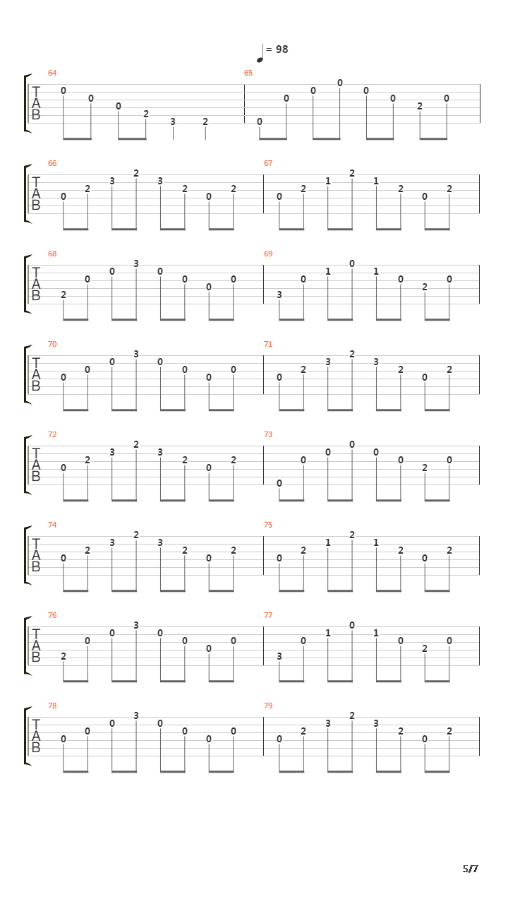 Hymn For The Children吉他谱