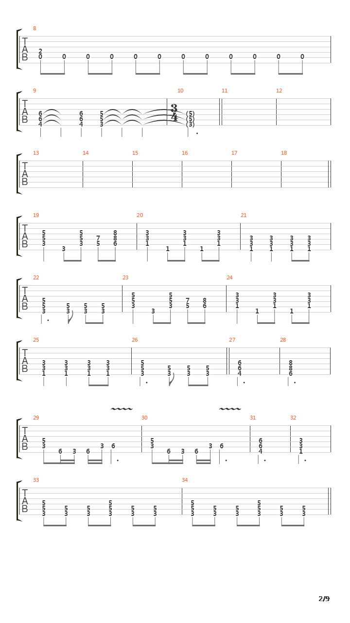 Hijos De Cain吉他谱