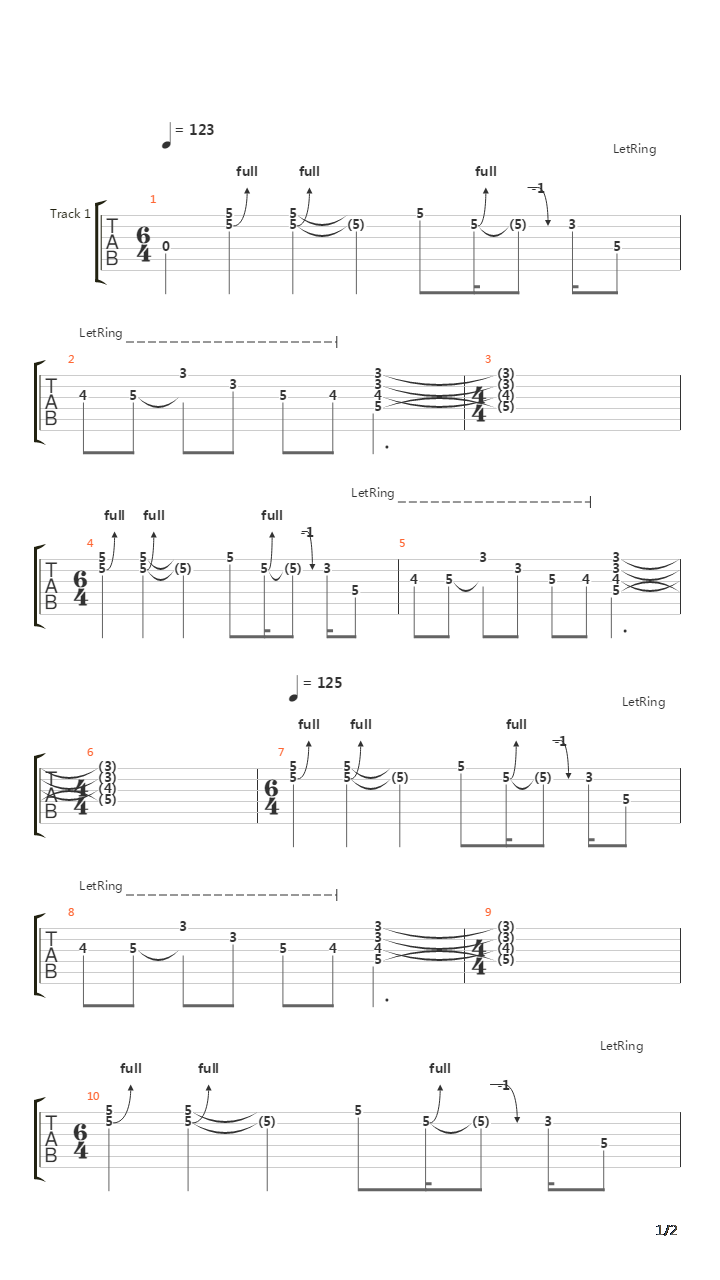 Hidden Track吉他谱