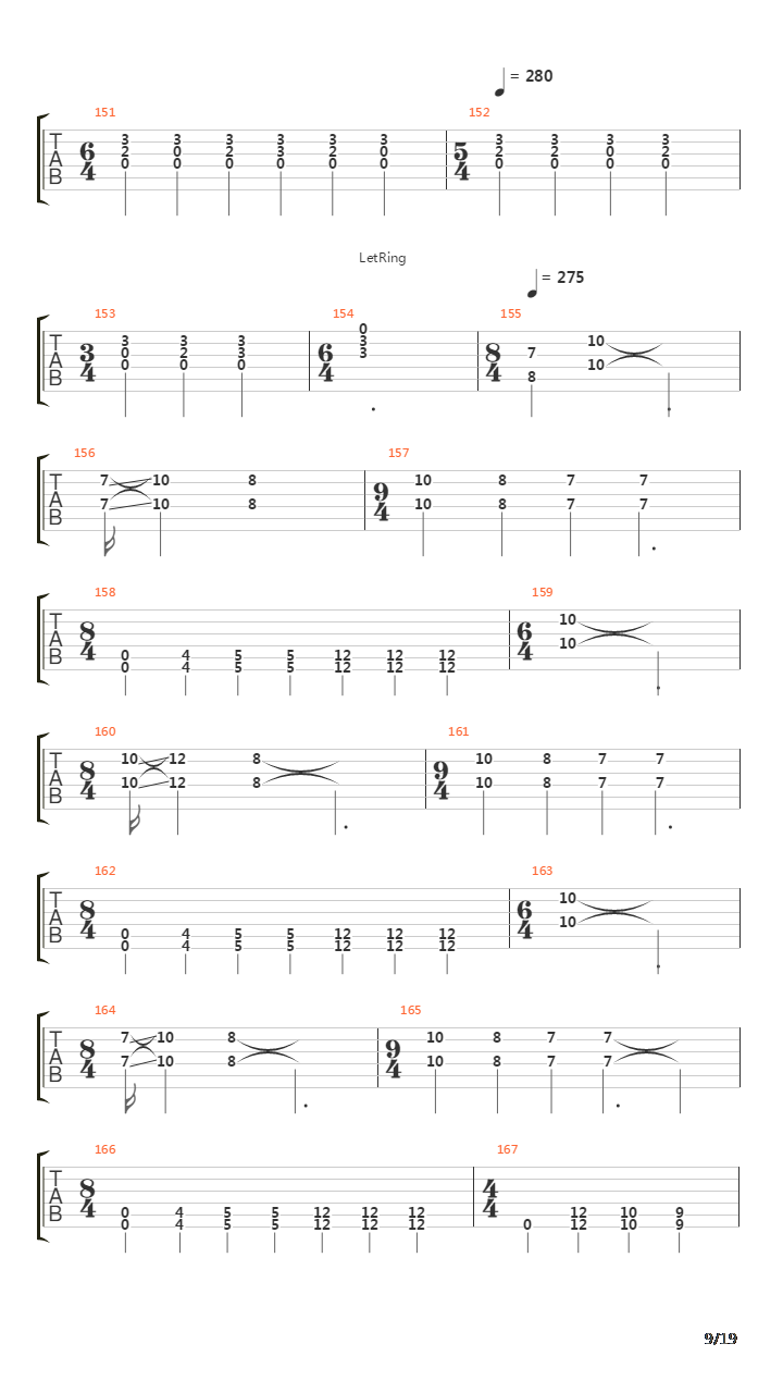 Rays On Pinion吉他谱