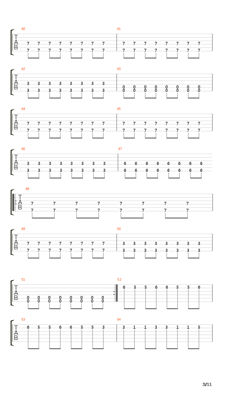 Swollen And Halo (Guitar Tabs)吉他谱