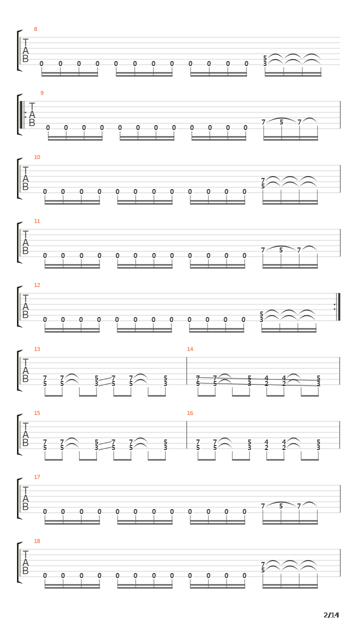 Sacrifice Bass吉他谱