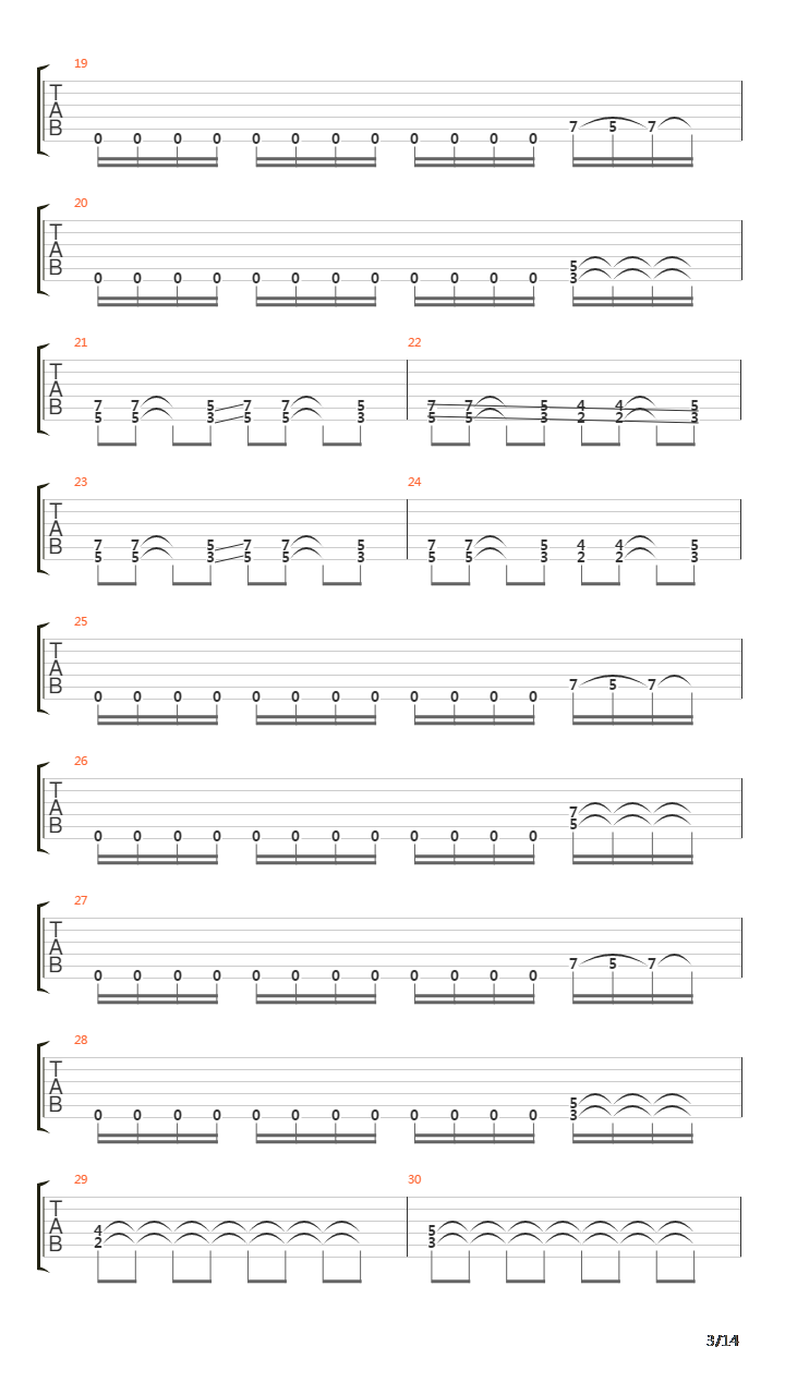 Sacrifice Bass吉他谱