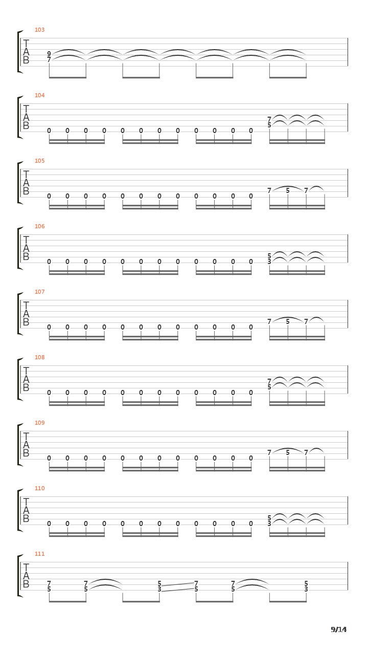 Sacrifice Bass吉他谱