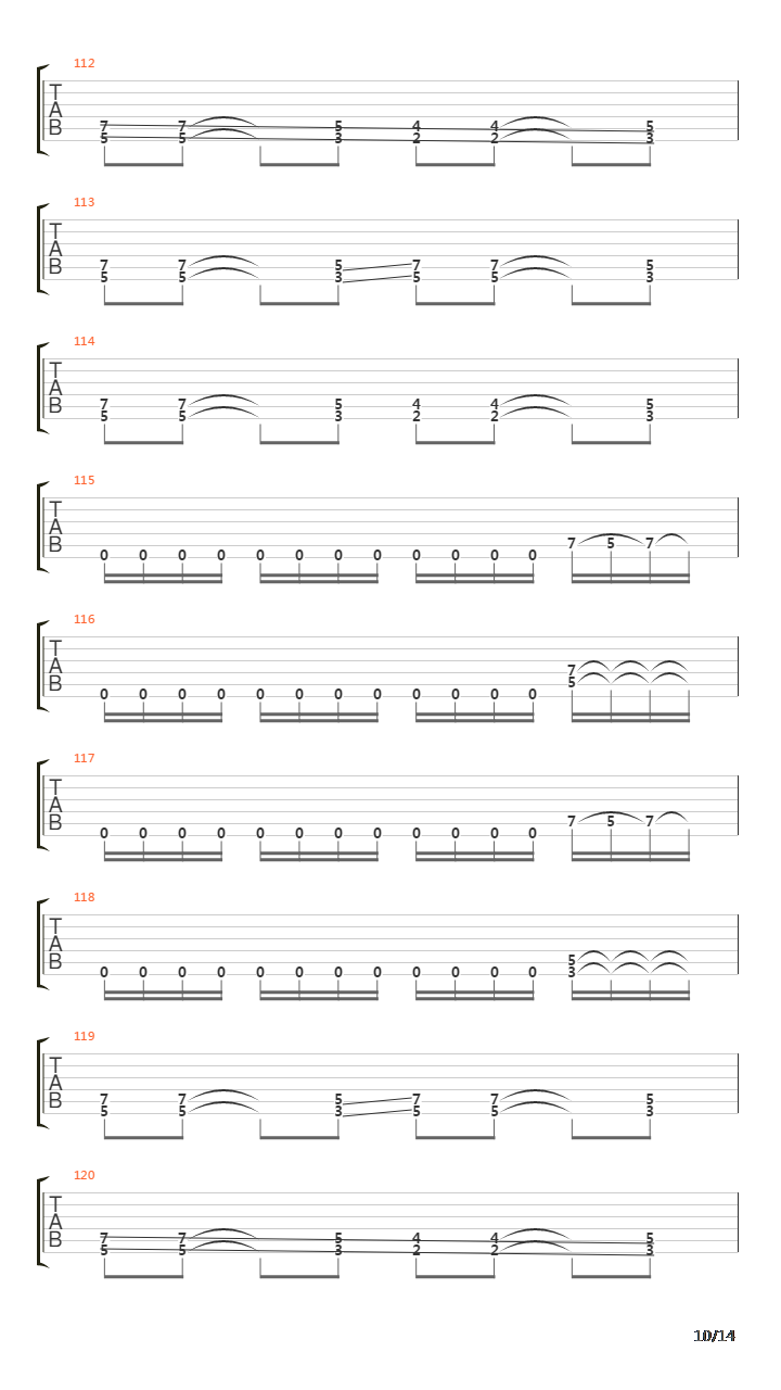 Sacrifice Bass吉他谱